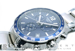 TISSOT T-Sport Quickster Cronografo in acciaio Blu Quarzo Ref. T0954171104700. NUOVO!