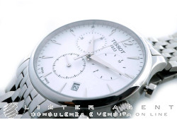 TISSOT Tradition Cronografo in acciaio Argenté Quarzo Ref. T0636171103700. NUOVO!