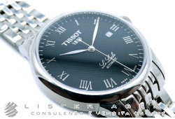TISSOT Le Locle Automatico in acciaio Nero AUT Ref. T41148353. NUOVO!