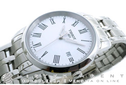 TISSOT T-Classic Quarzo in acciaio Bianco Ref. T0334101101301. NUOVO!