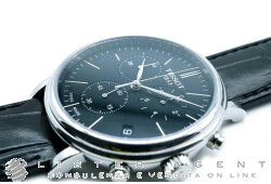 TISSOT T-Classic Carson Premium Cronografo in acciaio Nero Ref. T1224171605100. NUOVO!