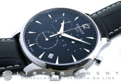 TISSOT T-Classic Tradition  Cronografo in acciaio Nero Ref. T0636171605700. NUOVO!