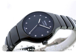 RADO Diastar True Jubilé Lady in ceramica nera Nero con diamanti Ref. R27655762. NUOVO!