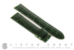 CARTIER cinturino in pelle di coccodrillo verde lucido ansa MM 16.5 Ref. 1ATDEM35. NUOVO!