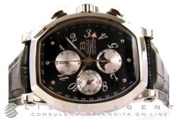 BUTI Fausto Moon Automatico Limited Edition in acciaio Nero AUT. NUOVO!