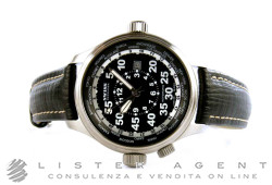 SWISS DEFENDER Gmt Automatico in acciaio Nero AUT Ref. WT2824. NUOVO!
