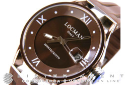 LOCMAN Montecristo lady in titanio Pvd Marrone Ref. 0521V07-BNBN00SN. NUOVO!