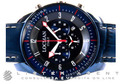 LOCMAN Aviatore Cronografo in titanio Pvd Blu Ref. 0450BLBLFWRBPSB. NUOVO!