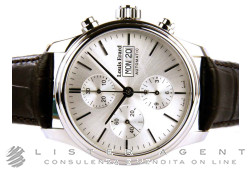 LOUIS ERARD Cronografo Automatico in acciaio Argenté AUT Ref. 78269AA11. NUOVO!