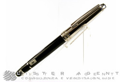 MONTBLANC penna stilografica Meisterstuck in acciaio e resina nera Ref. 5013. NUOVA!