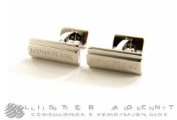 MONTBLANC gemelli Bar in argento 925 Ref. 112909. NUOVI!