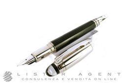 MONTBLANC penna stilografica Starwalker Carbon in metallo e fibra di carbonio Ref. 109341. NUOVA!