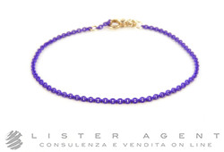 DODO by Pomellato bracciale in argento 925 Pvd viola cm 18-19 Ref. DBAV19. NUOVO!