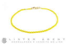 DODO by Pomellato bracciale in argento 925 Pvd giallo cm 16-17 Ref. DBAGI17. NUOVO!