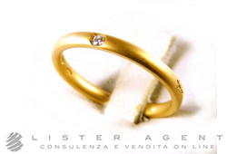 POMELLATO anello Lucciole in oro giallo satinato con diamante ct 0,03 Ref. AA002SB1. NUOVO!
