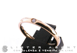 POMELLATO anello Lucciole in oro rosa 18Kt lucido con diamante ct 0,03 Ref. AA002B7. NUOVO!