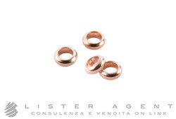 DODO by Pomellato 04 pezzi Rondelle in oro rosa 9Kt Ref. DG9C. NUOVE!