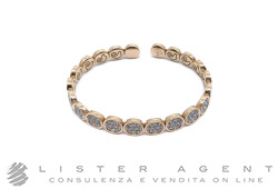 CHANTECLER bracciale Paillettes in oro rosa 18Kt con diamanti ct 2.16 Misura M Ref. 40214. NUOVO!