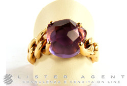 POMELLATO anello Lola in oro rosa 18Kt e ametista Mis 15 Ref. AA507O7OI. NUOVO!
