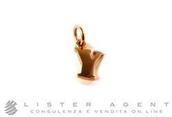 DODO by Pomellato ciondolo Lettera Y in oro rosa 9Kt Ref. DLET9Y. NUOVO!