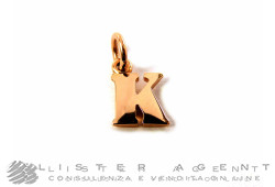 DODO by Pomellato ciondolo Lettera K in oro rosa 9Kt Ref. DLET9K. NUOVO!