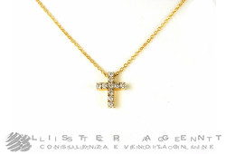 POMELLATO collana Glory con Croce in oro rosa 18Kt e diamanti Ref. FB102BO740. NUOVA!