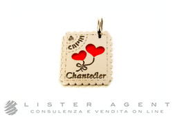 CHANTECLER ciondolo Love Letters in argento 925 e smalto Ref. 35182. NUOVA!
