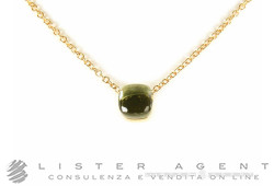POMELLATO collana Nudo in oro rosa e bianco 18Kt con prasiolite Ref. FB601O6PA. NUOVA!