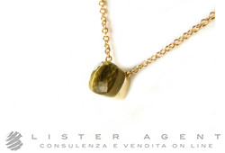 POMELLATO collana Nudo in oro rosa e bianco 18Kt con quarzo lemon Ref. FB601O6QL. NUOVA!