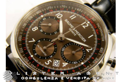 BAUME & MERCIER Capeland crono in acciaio Marrone AUT Ref. M0A10083. NUOVO!