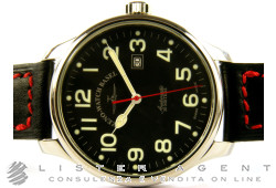 ZENO-WATCH BASEL Solo Tempo in acciaio Nero AUT Ref. Z8554P-A07. NUOVO!