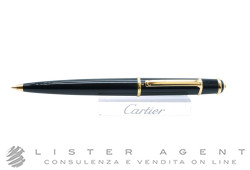 CARTIER micromina Diablo in acciaio placcato oro giallo e lacca nera Ref. ST180002. NUOVA