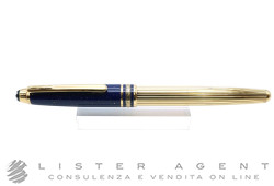 MONTBLANC penna stilografica Meisterstück Ramses II in argento 925 placcato oro giallo e Lapislazzulo Ref. 20144. NUOVA!