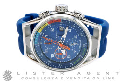 LOCMAN Montecristo Cronografo Yachting in acciaio e titanio Blu Ref. 0539A02S-00BLORSB. NUOVO!