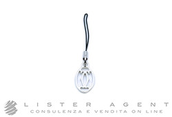 CARTIER Charm doppia C in acciaio Ref. T1220326. NUOVO!