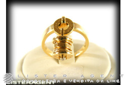 BULGARI anello Bzero1 in oro giallo 18Kt e diamanti Ref. AN853901341521. NUOVO!