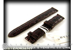 CARTIER cinturino in pelle rosso bordeaux ansa MM 15 Ref. 1AQDAC39. NUOVO!