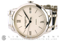 BAUME & MERCIER Classima in acciaio Argenté AUT Ref. MOA10215. NUOVO!