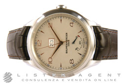 BAUME & MERCIER Clifton Grande Data e Riserva di Marcia in acciaio Grigio AUT Ref. MOA10205. NUOVO!