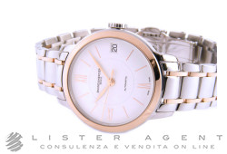 BAUME & MERCIER orologio Classima lady automatic in acciaio e oro rosa 18Kt Bianco AUT Ref. MOA10269. NUOVO!