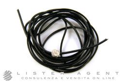 DODO by Pomellato Sigillo Dodo in argento 925 con cordino nero Ref. DDA6005_CORDS_0NEAG. NUOVO!