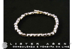 DODO by Pomellato kit bracciale Borchie in argento 925  e oro giallo 18Kt cm 18 Ref. DKB/4/1. NUOVO!