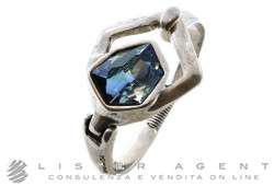 UNO DE 50 bracciale Fresh in lega ZAMA rivestita in argento e cristallo Sahara blu Ref. PUL1671AZUMTL0M. NUOVO!