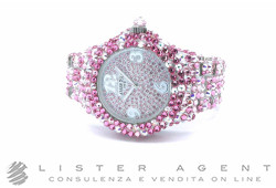 AMBROSIA PARIS orologio Glitter in plastica con pietre Swarovski Ref. ORBWRB00006. NUOVO!