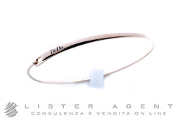 DODO by Pomellato bracciale Bangle rigido in oro rosa 9Kt Misura XS Ref. DBR9. NUOVO!