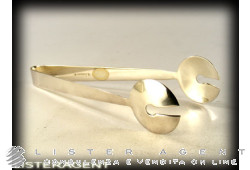 PINZA per il ghiaccio in Sheffield laminata argento. NUOVO!
