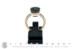 POMELLATO anello Nudo Classic in oro rosa e bianco 18Kt con Quarzo Fumé Misura 15 Ref. AA110O6QF. NUOVO!