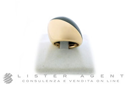 VHERNIER anello Trottola in oro rosa 18Kt e titanio Mis 15 Ref. T00749A100. NUOVO!