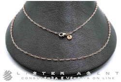 DODO by Pomellato collana Essentials in oro rosa 9Kt cm 80 Ref. DCC0007_MARIN_0009R. NUOVA!