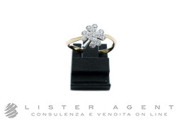 DODO by Pomellato anello Quadrifoglio Prezioso in oro giallo 18Kt con diamanti ct 0.20 Mis 54 Ref. DAC0009_FOURS_DB0OG. NUOVO!
